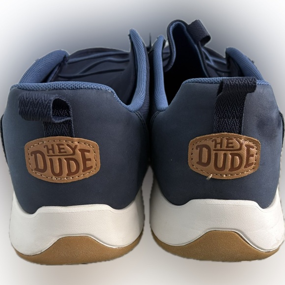 Hey Dude Navy and White Shoes men’s 14 Wally Drift Mesh - Picture 7 of 7